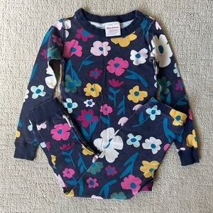 Hanna Andersson long John pajamas floral size 5 / 110cm